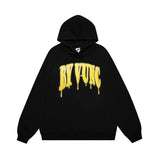 Men Hoodie Printed Washed Hooded Sweater Men's Loose Pullover Leisure Spring and Autumn