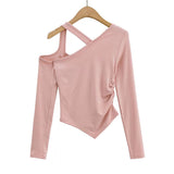 Women T-Shirt Autumn and Winter Women's Tight Long-Sleeved T-shirt