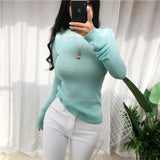 Women's Long Sleeve Shirt Sweater Bottoming Shirt Top