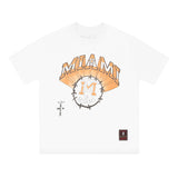 Travis Scott T-Shirt TRAVIS SCOTT Summer Cartoon Printed Short Sleeve T-Shirt