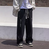 Men Sweatpants Overalls Men's Spring and Autumn Design Casual Trousers Retro