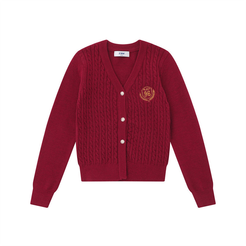 Women Sweater Knitted Cardigan College Style Women's Autumn Casual