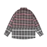 Men's Long Sleeve T Shirt Men's Spring and Autumn Stitching Embroidered Letter Long Sleeve Shirt