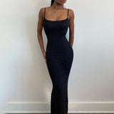 Women Dresses Slim-Fit Hip Strap Long Fishtail Skirt