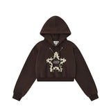 Women Hoodie Cropped Hoodie Women's Autumn Leisure Long Sleeve