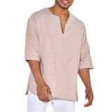 Men T Shirt Men's Top Fashion Casual Loose-Fitting T-shirt