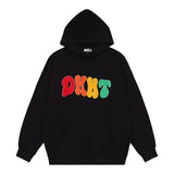Men Hoodie Letter Hooded Sweater Men Loose Casual Long Sleeves Sports