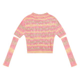 Women Sweater Women's Spring and Autumn Slim Fit Short Sweater