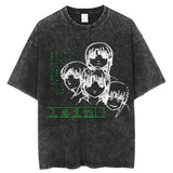 Japanese Anime Serial Experiments Lain Vintage Washed T Shirt