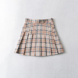 Women Skirt High Waist Preppy Style Skirt
