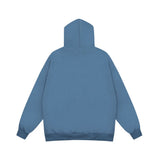 Men Hoodie Lightning Printed Hoodie Loose High Collar Pullover Hoodie Autumn and Winter