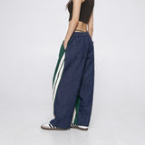 Unisex Sweatpants Stitching Casual Trousers for Men and Women