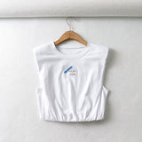 Women T-Shirt T-shirt Women Summer Loose Crew Neck Casual