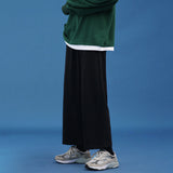 Men Sweatpants Straight Draping Wide Leg Sweatpants Fashion Brand Loose Casual