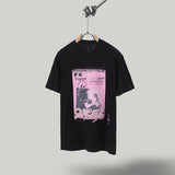 Travis Scott T-Shirt Travis Scott Pink Printed Short Sleeve T-Shirt