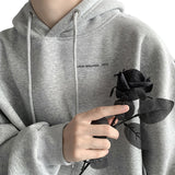 Men Hoodie Sweater Men's High Street Fashion Brand Ins Hooded Spring and Autumn Loose All-Matching