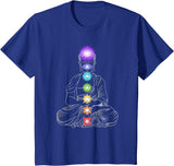 New Yoga Meditation Spiritual Body Energy Chakra T-Shirt