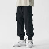 Men Sweatpants Fashion Brand Casual Pants Loose Autumn Ankle-Tied Overalls