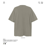 American vintage street T-shirt pure cotton retro men's and women's summer loose
