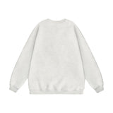 Men Hoodie Crew Neck Sweater Men's Loose and Simple Long Sleeve Pullover