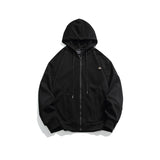 Unisex Hoodie Retro Patchwork Loose Hooded Sweater for Men and Women Couple