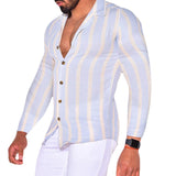 Men Shirt Autumn Foreign Trade Cardigan Fashion Men's Shirt