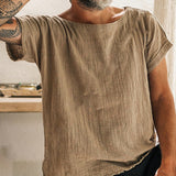 Men T Shirt Summer Men's Fashion Casual Loose T-shirt