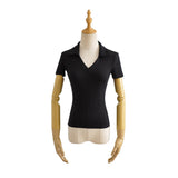Women T-shirt Spring Top Slimming Short-Sleeved T-shirt