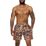 Men Shorts Summer Men's Shorts Casual Printed Beach Pants