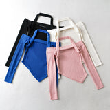 Women T-Shirt Long-Sleeved T-shirt Slim Bottoming Shirt