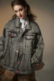 Unisex Jacket Fall Vintage Denim Jacket Women's Clothing