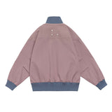 Unisex Jacket Autumn Vintage Stand Collar Coat Women's Clothing
