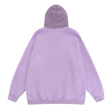 Men Hoodie Five-Pointed Star Embroidered Hoodie