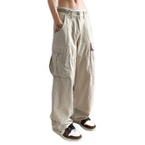 Men Sweatpants Men's Summer Straight Cityboy Handsome Mop Trousers