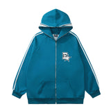 Men Hoodie Hoodie Coat Male Loose Zip
