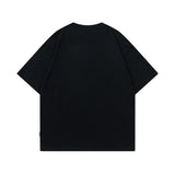 Men's T Shirt Printed Distressed Short-Sleeved T-shirt Men's and Women's Retro Loose