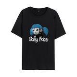 Sally Face T Shirts Adventure Puzzle Series Casual Loose-Fitting T-shirt