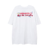 Men T Shirt Fashion Brand Printing Short-Sleeved T-shirt Men and Women Casual Couple