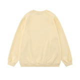 Men Hoodie Print Letter Pullover Sweatshirt Male Loose Casual Long Sleeves