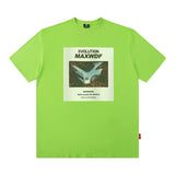 Men T Shirt Hip Hop Retro Letter Short Sleeve T-shirt for Men and Women