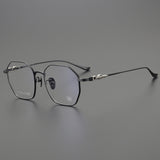 CHH Chrome Hearts Glasses Pure Titanium Business Polygon Glasses Frame