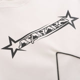 Men Hoodie Five-Pointed Star round Neck Sweater Sports Loose Casual Long Sleeve Pullover Top