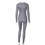 Women Jumpsuit Women's Clothing Winter Print Sports Long Sleeve Jumpsuit