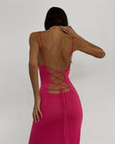 Women Sweater Dress Mid-Length Tight Knitted Dress Summer Dress