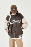 Unisex Jacket Autumn Letter Embroidered Baseball Uniform Women's Clothing