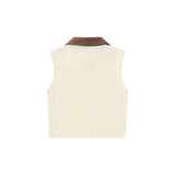 Women Vest Letter Print Vest Summer Casual Multicolor Short Sleeveless