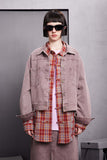 Unisex Jacket Autumn Slimming Denim Short Coat