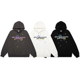Men Hoodie Printed Hoodie Loose Personality Spring and Autumn