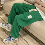 Men Sweatpants Waffle Workwear Men's Summer Sports Pants Loose Casual