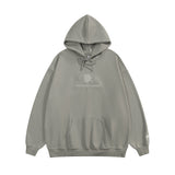 Men Hoodie Hooded Sweater Men's Loose Letter Embroidery Long Sleeve
